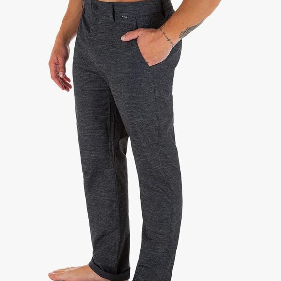 NWT Hurley Men's H2O-Dri Worker Breathe Pant in Space Gray 38 - Picture 3 of 13